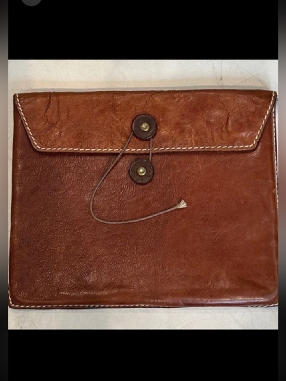 Fossil | vintage Brown Leather tech pouch